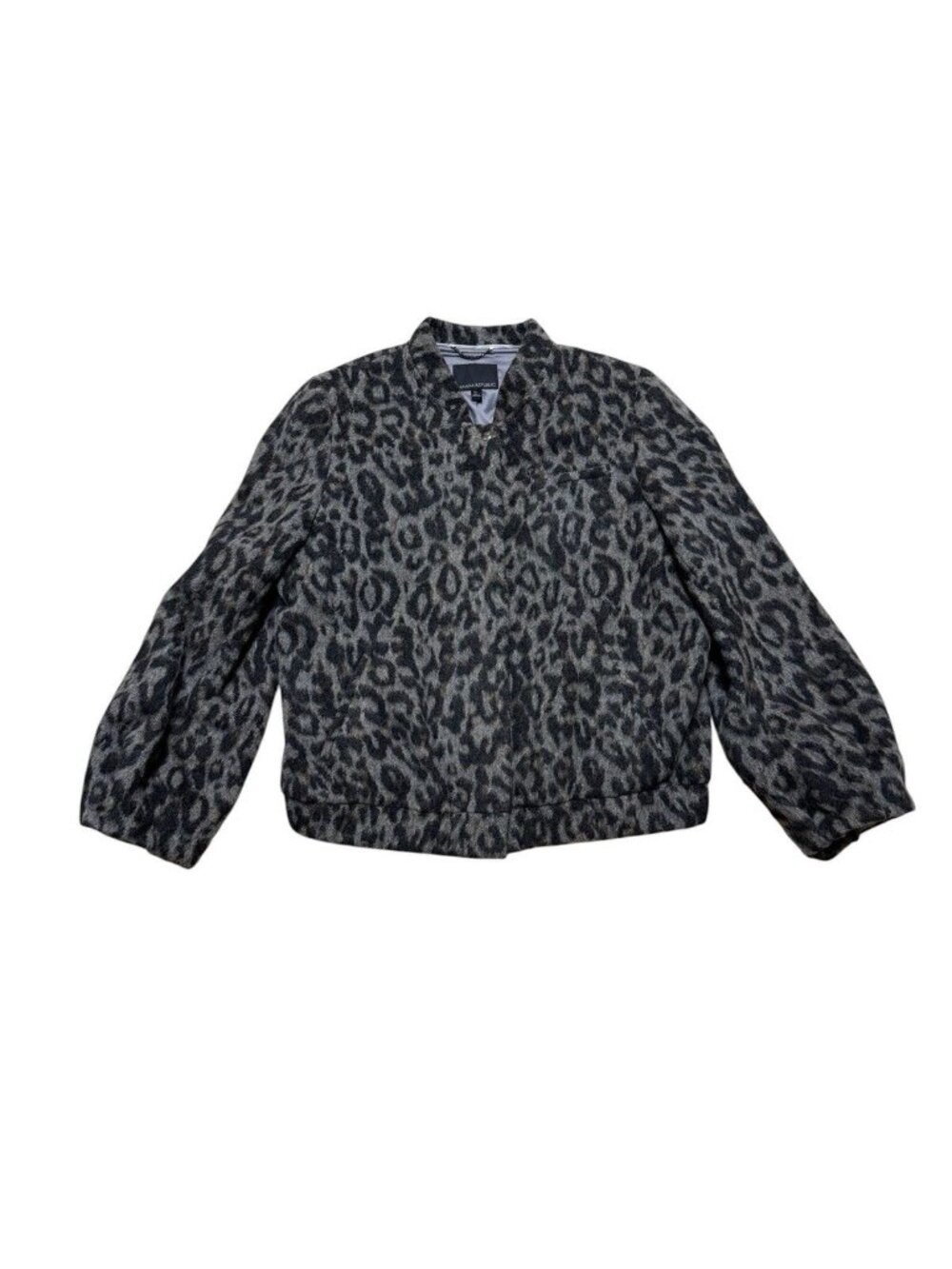 Banana Republic wool blend leopard print jacket in size XL. NWT - Picture 3 of 5